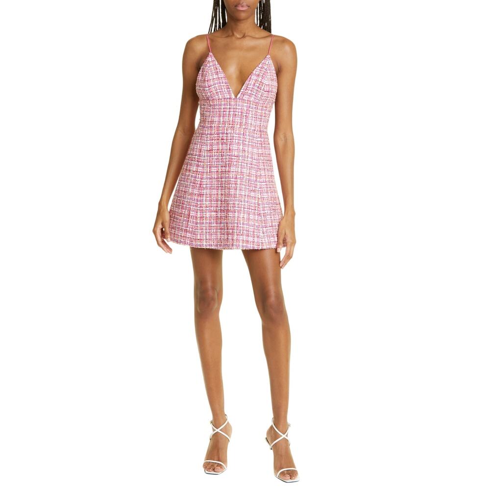 Olivia Textured Pink Carli Dress Size 4